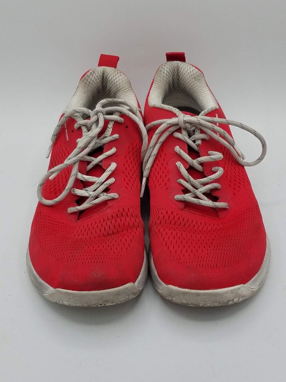 Strike Mvmnt Haze Trainer Shoes Mens 10 Womens 11.5 Red White Cross Platform 2